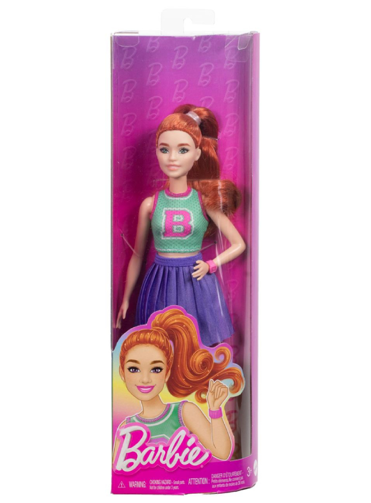 Barbie Fashionistas 232 Ginger Hair With Freckles Doll (hyt90)