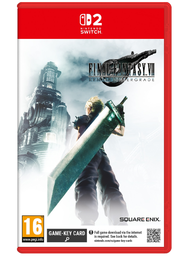 Final Fantasy VII Remake Intergrade Game Key Card NSW2