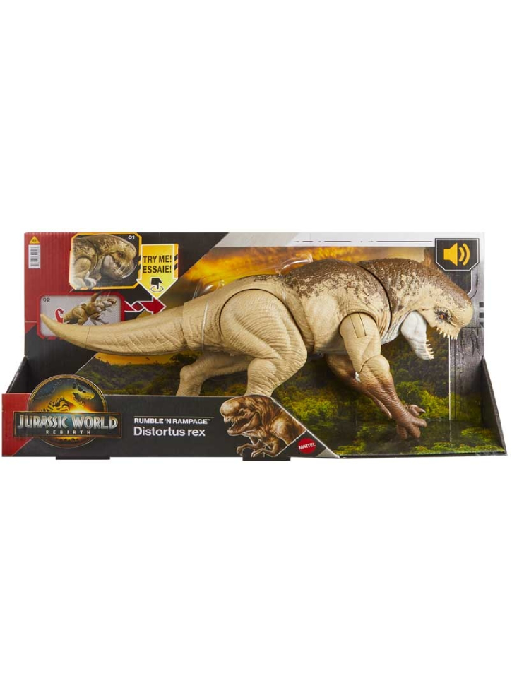 Jurassic World Rebirth Rumble N Rampage Distortus Rex (jgb58)