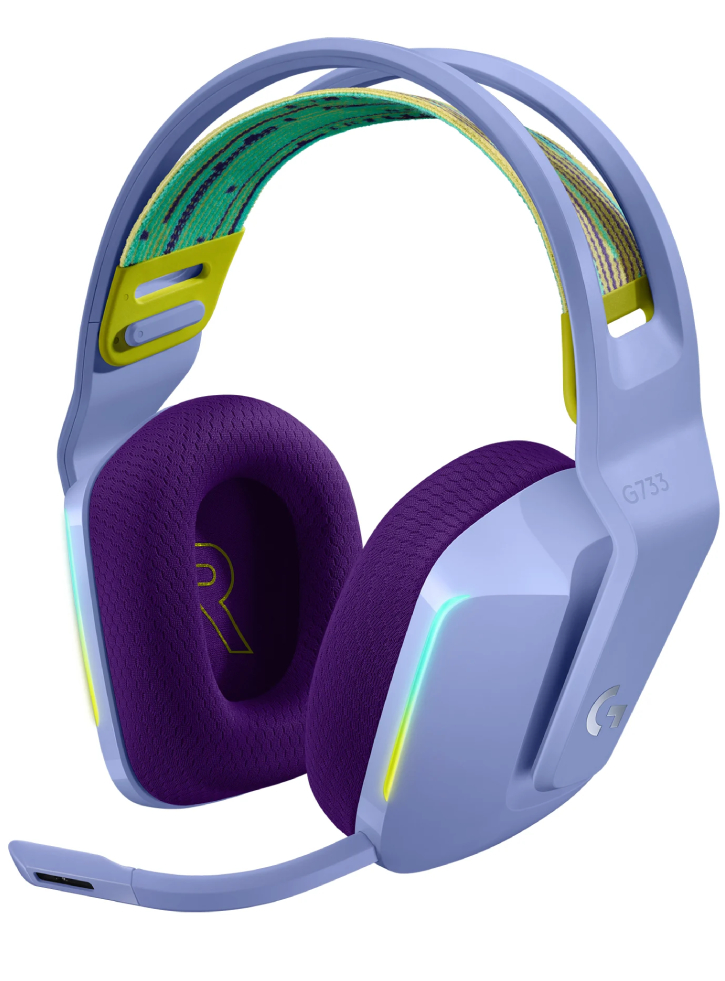 Logitech G733 Lightspeed Headset Lilac 2.4ghz PC|PS4