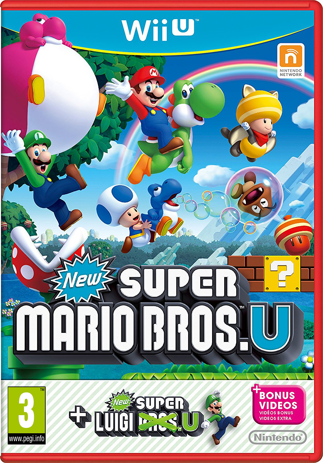 New Super Mario Bros U Inc. New Super Luigi U WII-U