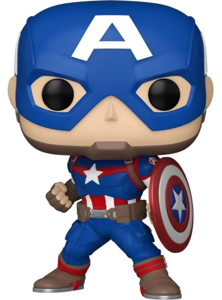 Pop Marvel New Classics Captain America 1419 Bobble Head 9cm