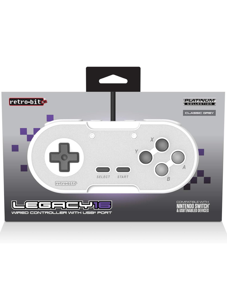 Retro Bit Legacy 16 Usb Port Controller Grey NSW