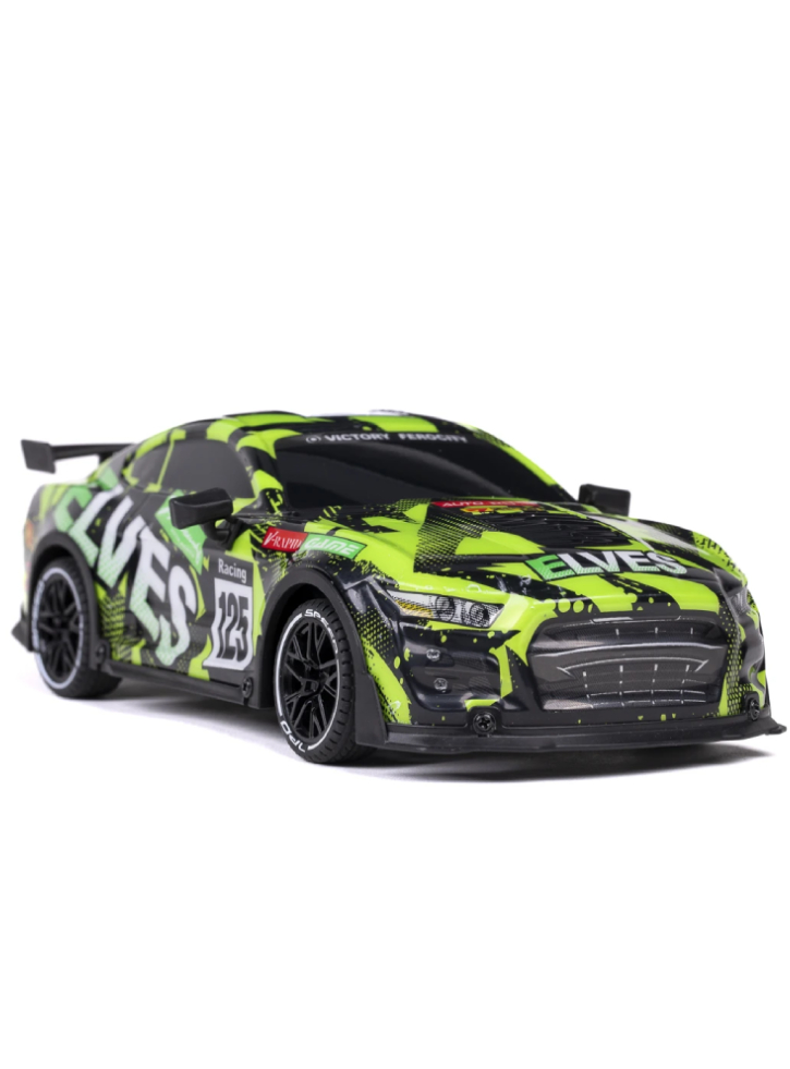 Tec-toy Elves R/C 1:18 2,4ghz W/light & Try Me Green (471268)
