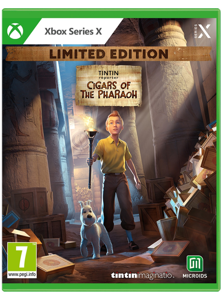 Tintin Reporter Cigars Of The Pharaoh Limited Edition XBOX SERIES X
