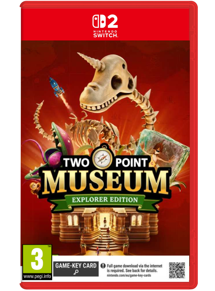Two Point Museum Explorer Edition Game Key Card