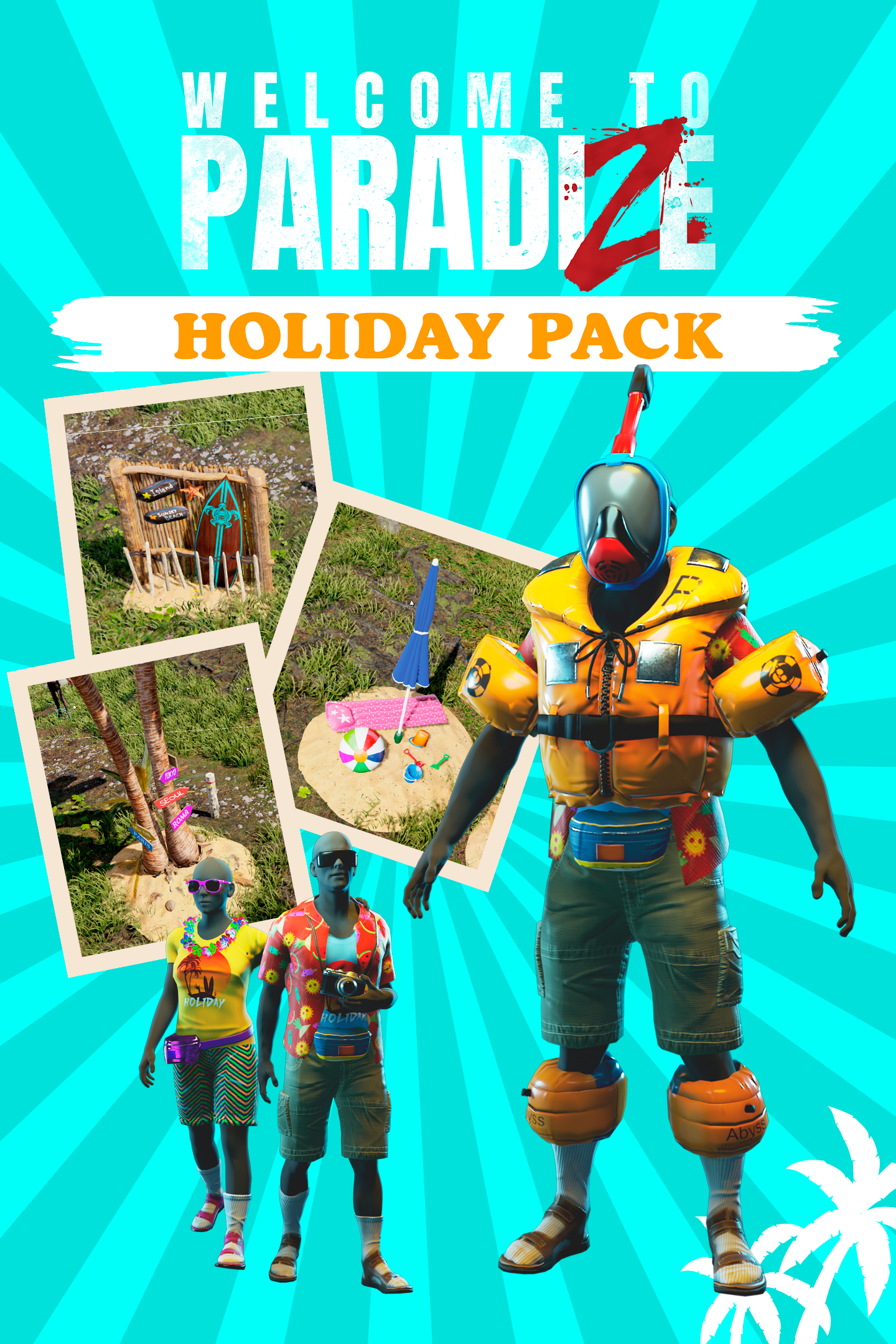 Welcome To Paradize Holidays Cosmetic Pack