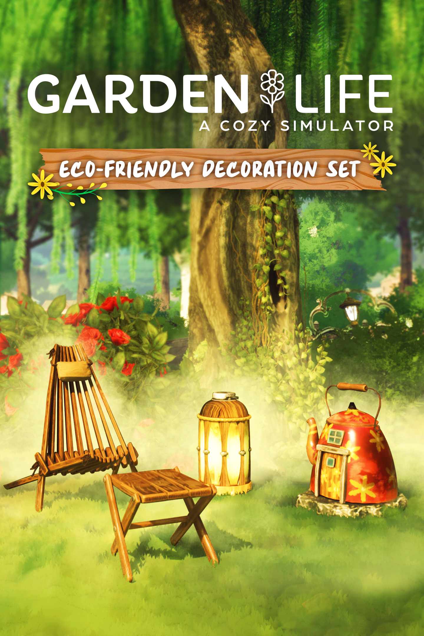Garden Life A Cozy Simulator Eco Friendly Decoration Set
