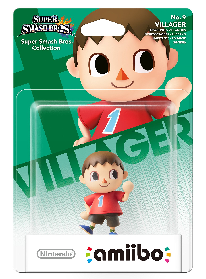 Amiibo Villager No. 9 Super Smash