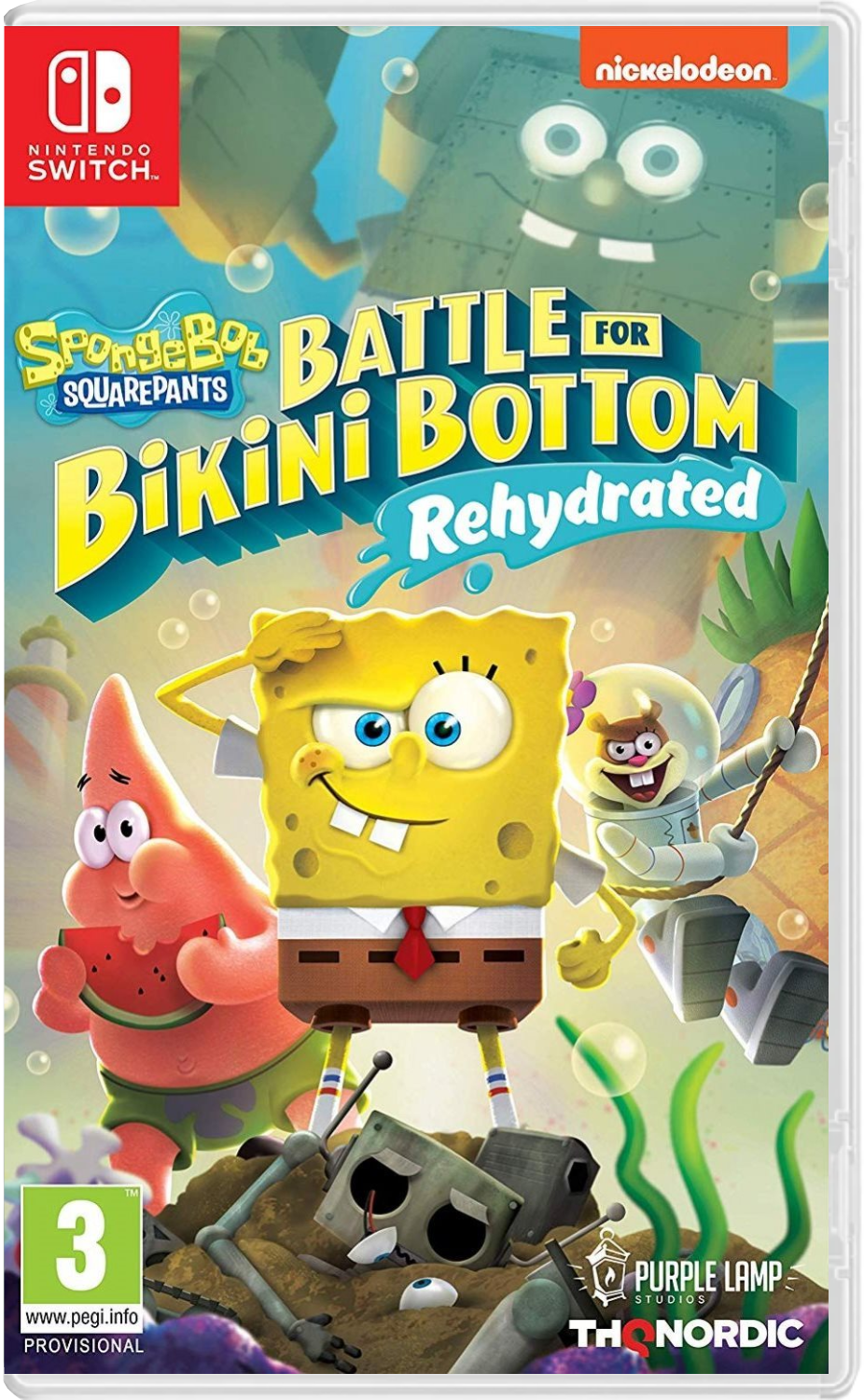 Spongebob Squarepants Battle For Bikini Bottom Rehydrated NSW