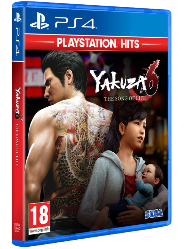 Yakuza 6 The Song Of Life Playstation Hits PS4