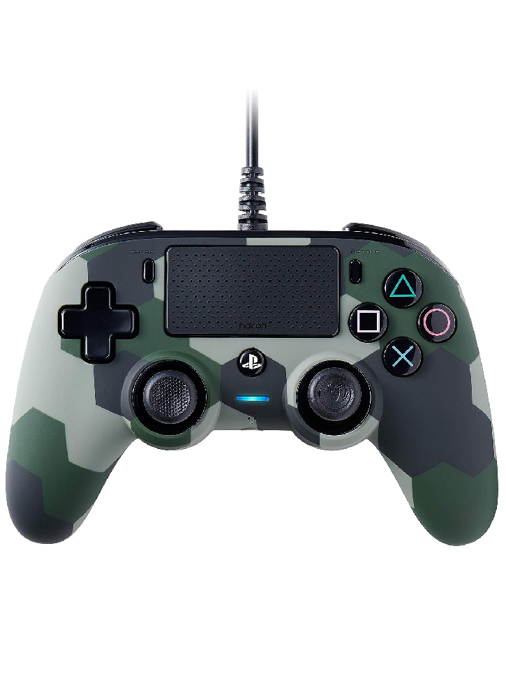 Nacon Wired Compact Controller Camo Green PS4