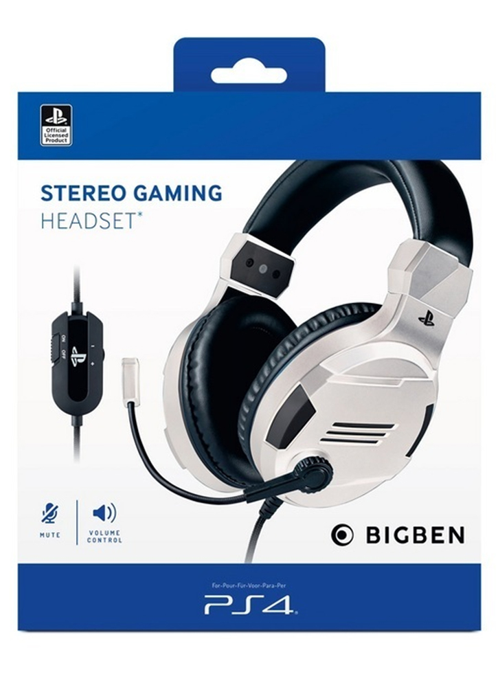 Casti Nacon Stereo Gaming V3 Alb Playstation 4 PS4