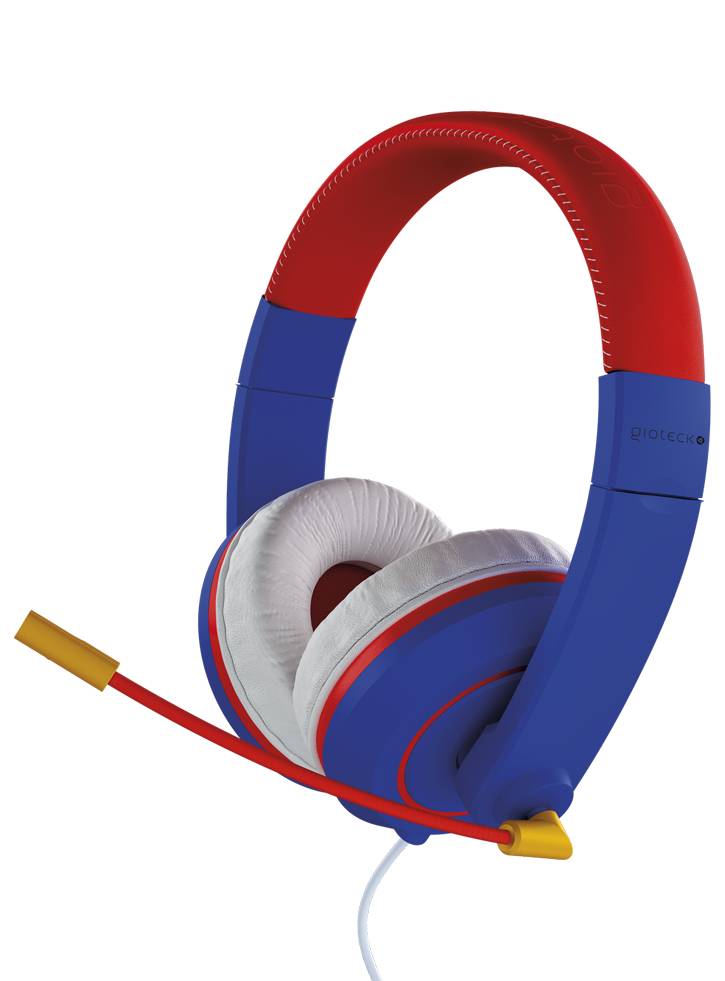 Casti Cu Fir Gioteck Xh-100s Albastru/rosu Pentru Nsw NSW