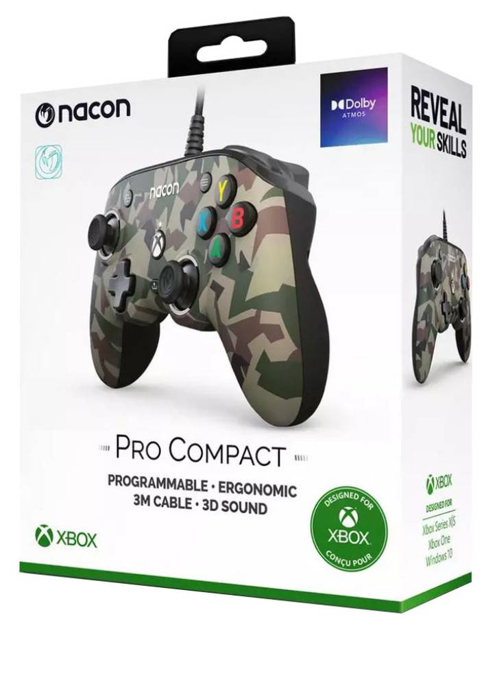 Nacon Pro Compact Controller Verde Camuflaj XBOX SERIES X