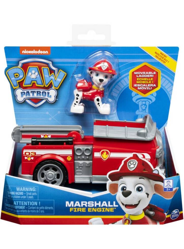 Paw Patrol Marshall Fire Engine Vehicle With Pup