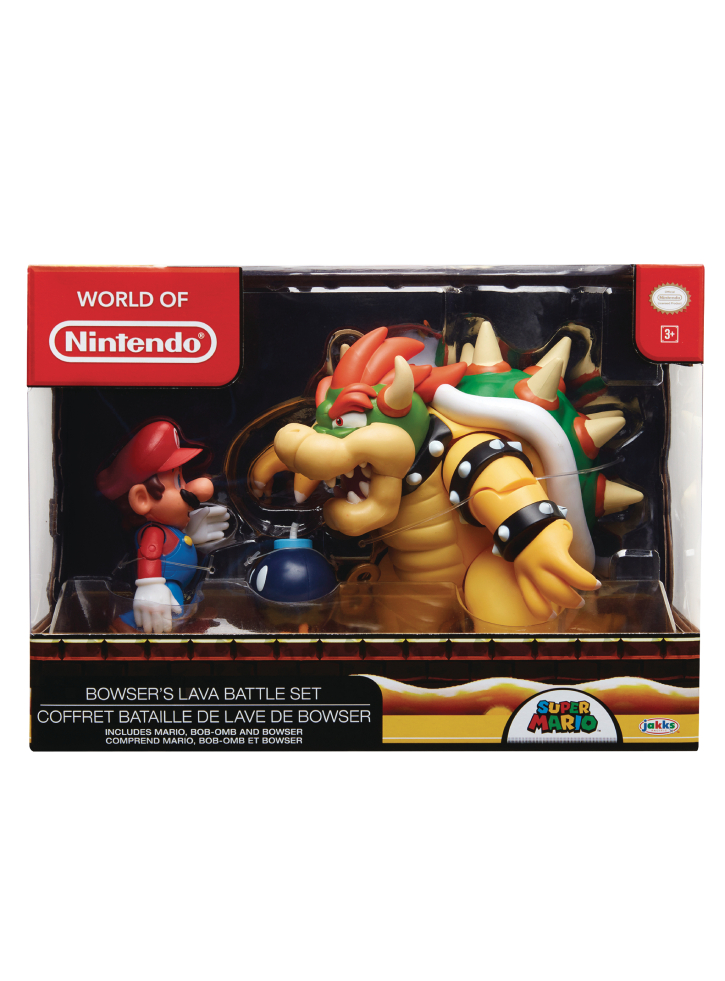 Super Mario Mario Vs. Bowser Diorama Set