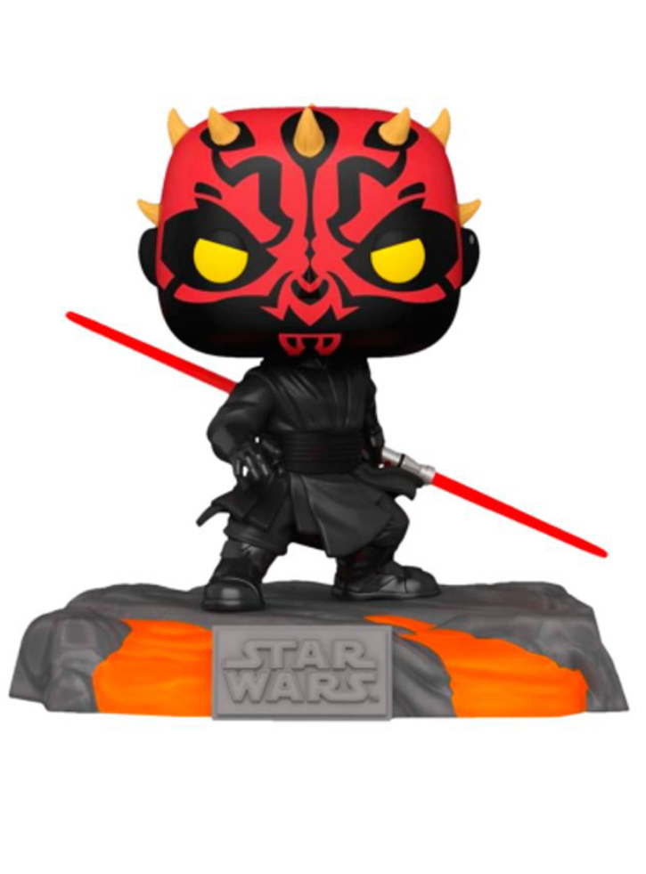 Pop Deluxe Star Wars Red Saber Series V1 Darth Maul Glows In The Dark