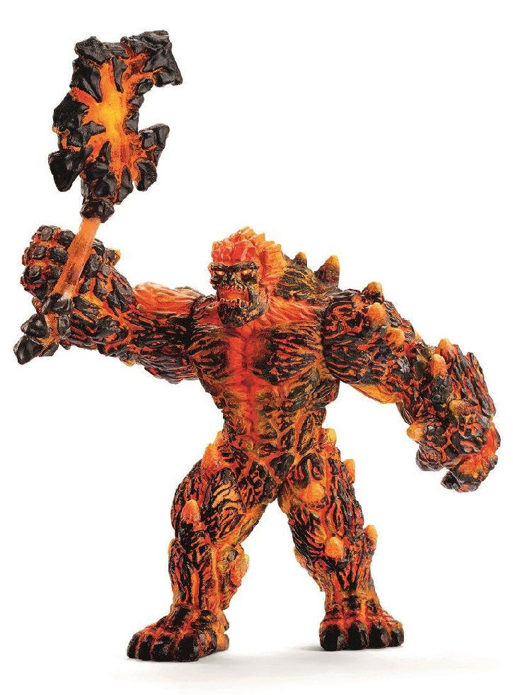 Eldrador Creatures Lava Golem With Weapon 42447
