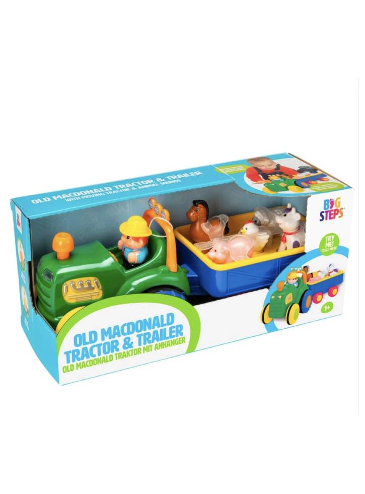 Tractor Happy Baby Farm With Trailer (502038)