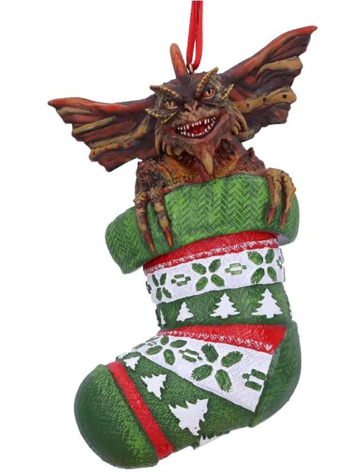 Gremlins Mohawk In Stocking Hanging 12cm
