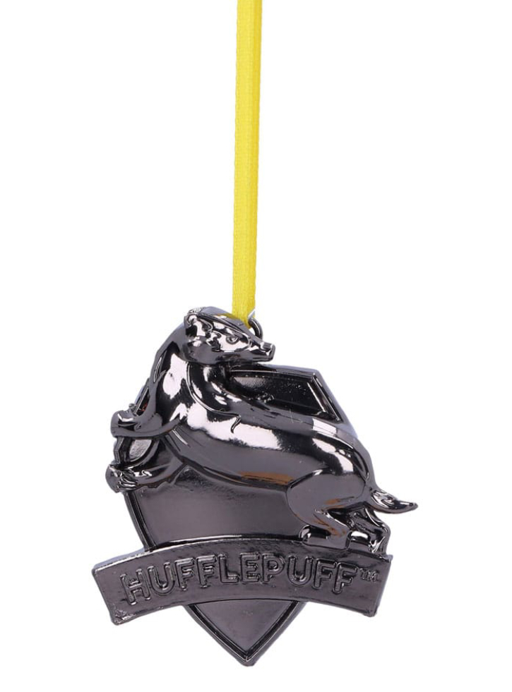 Harry Potter Hufflepuff Crest (silver) Hanging 6cm