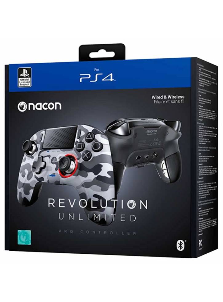 Controller Nacon Wireless Revolution Unlimited Pro Camo Grey PS4