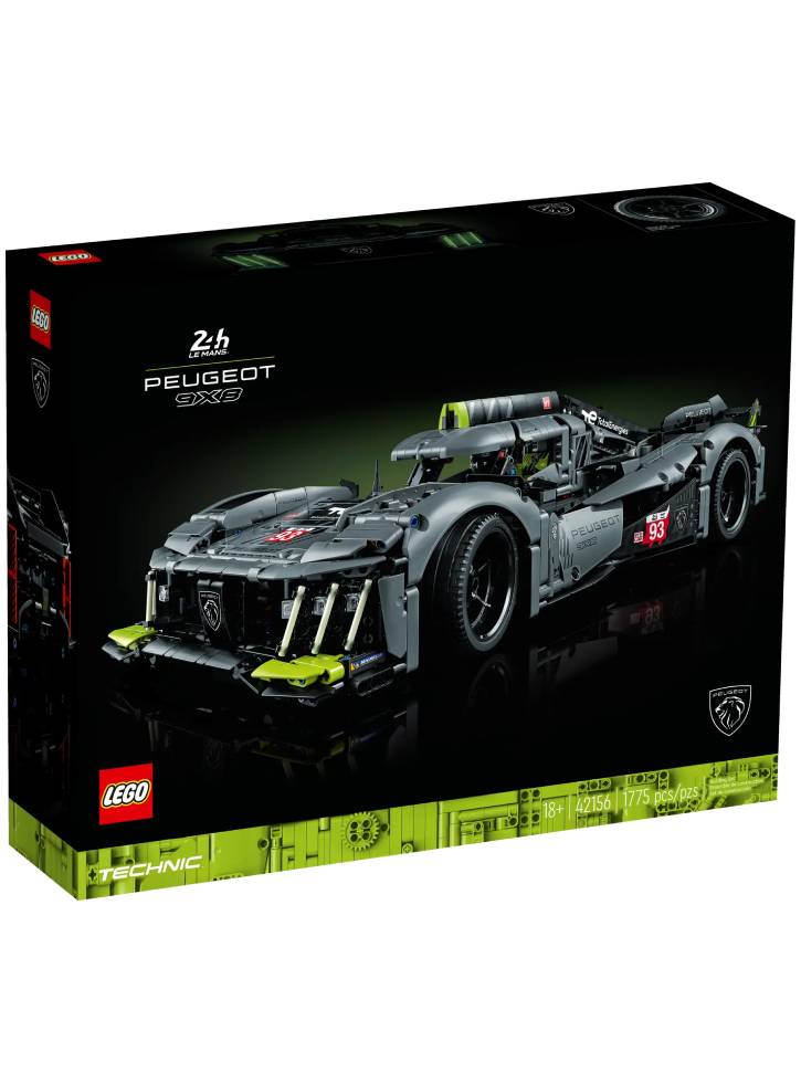 Lego Technic Peugeot 9x8 24h Le Mans Hybrid Hypercar (42156)