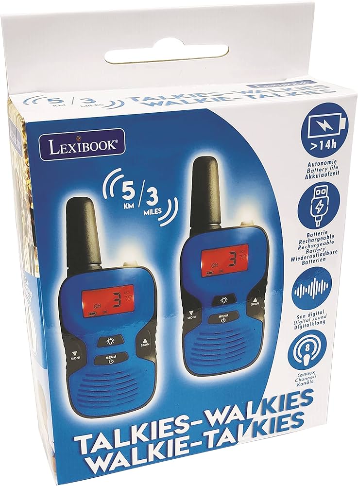 Lexibook Rechargeable Walkie Talkies (tw43)