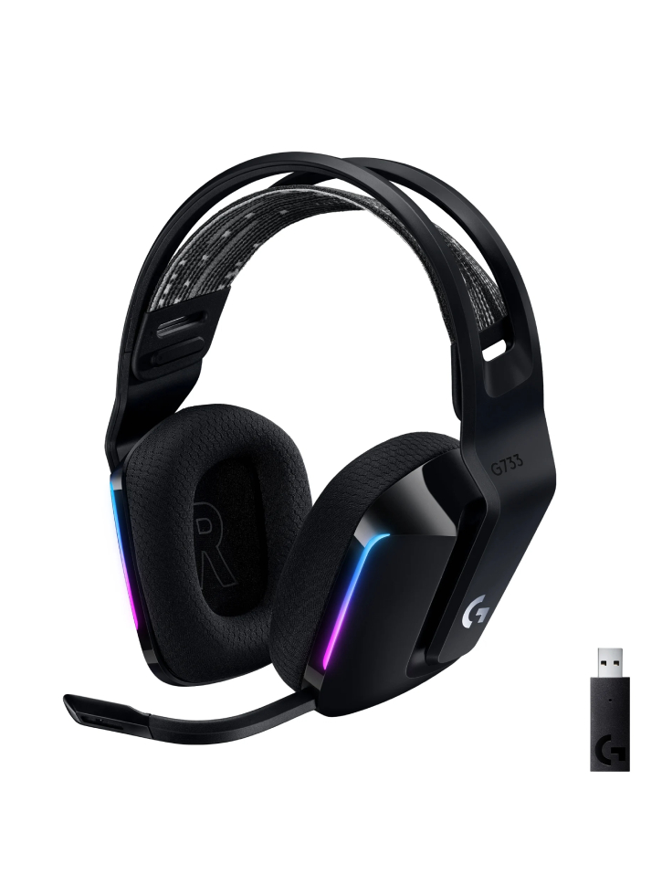 Casti Logitech G733 Lightspeed Black 2.4ghz PC|PS4|PS5