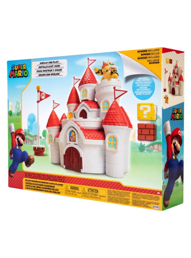 Super Mario Mushroom Kingdom Castle Playset (58541-4l)