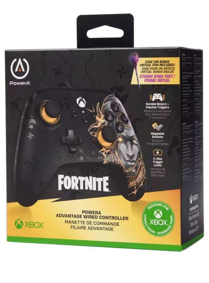 Controller Powera Advantage Wired Midas Fortnite PC|XBOX ONE|XBOX SERIES X