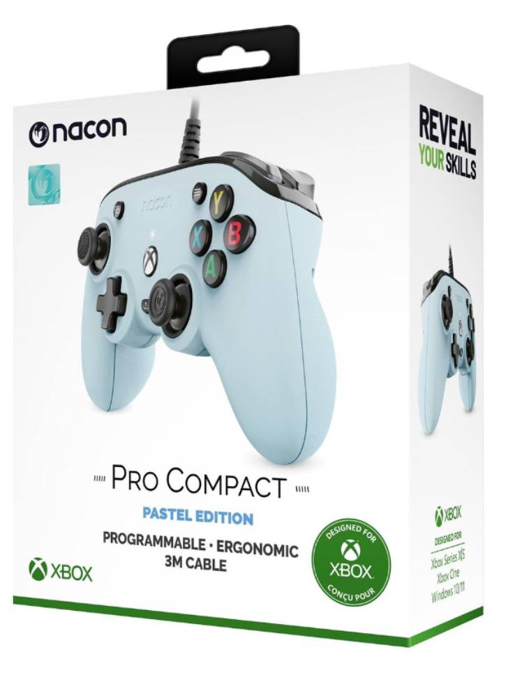 Controller Nacon Pro Compact Pastel Blue PC|XBOX ONE|XBOX SERIES X