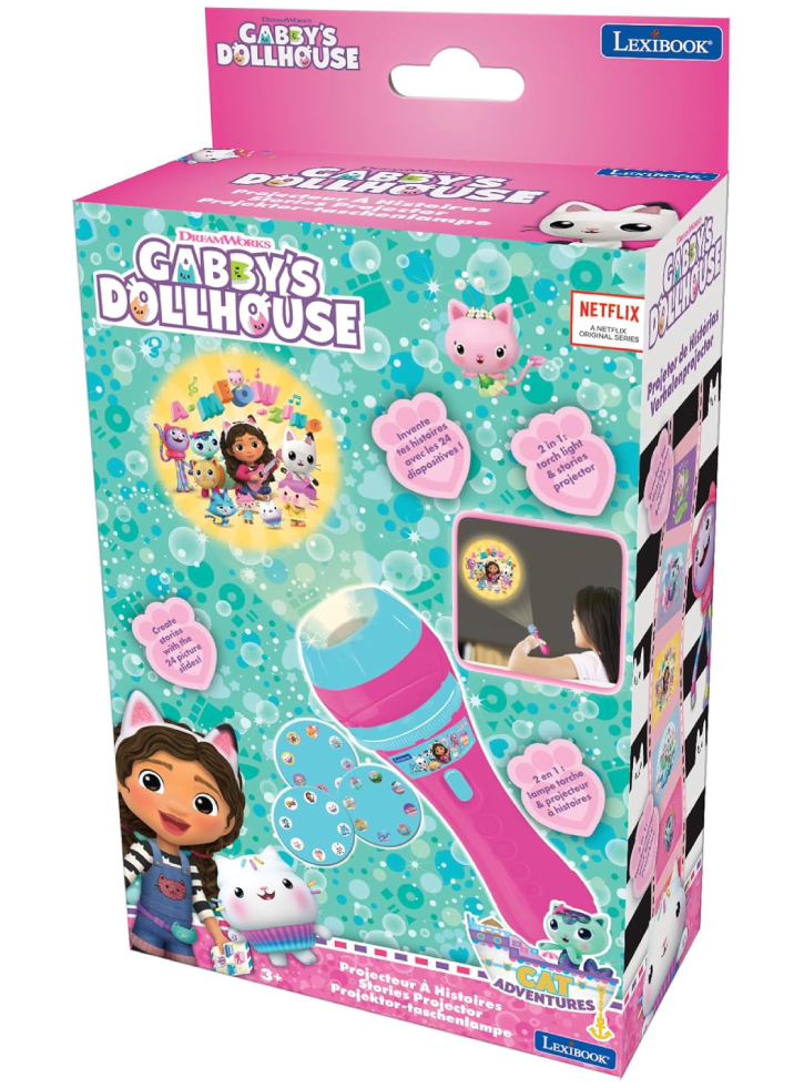 Lexibook Gabby\'s Dollhouse Projector & Flashlight (ltc050gdh)