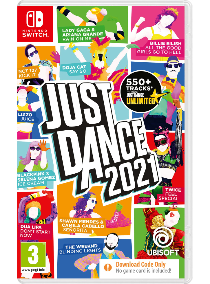 Just Dance 2021 Code In Box NSW