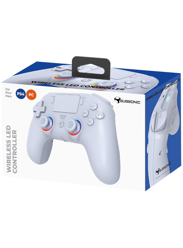 Subsonic Wireless Led Controller White PC|PS4