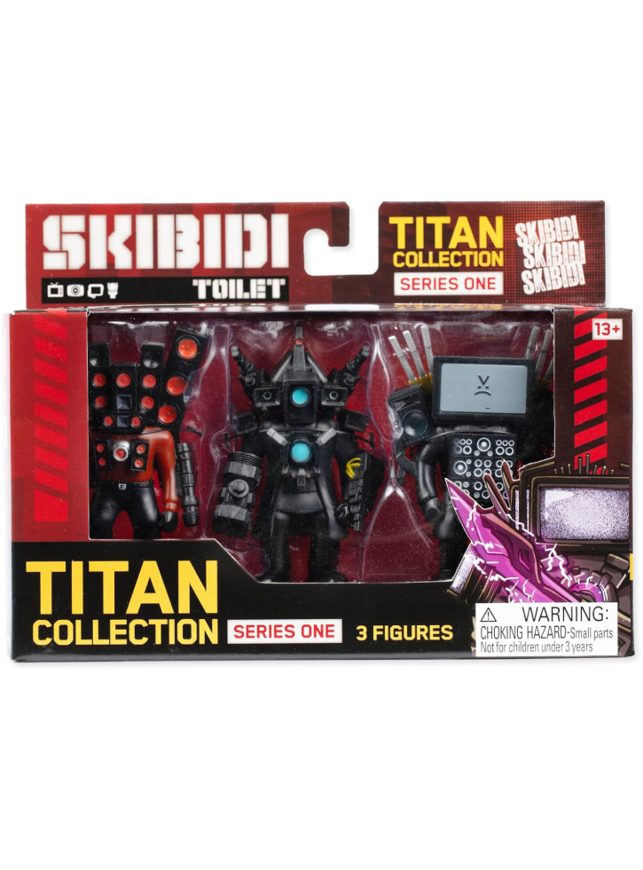 Skibidi Toilet Titan 3 Pack 13003