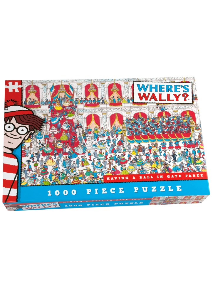 University Games Where\'s Wally Having A Ball In Gaye Paree 1000pc (710-5975)