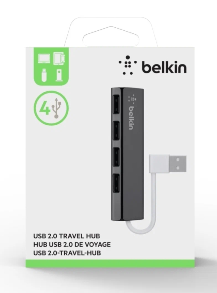 Belkin 4-port Ultra-slim Travel Hub