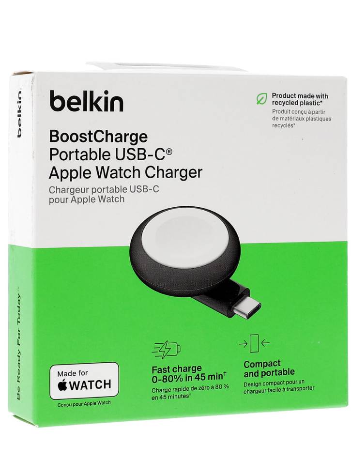 Belkin Boost Charge Apple Watch Fast Charge Dongle Black