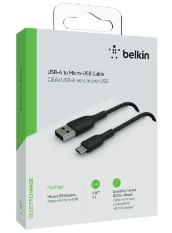 Belkin Boost Charge Micro-usb To Usb-a Cable 1m Black