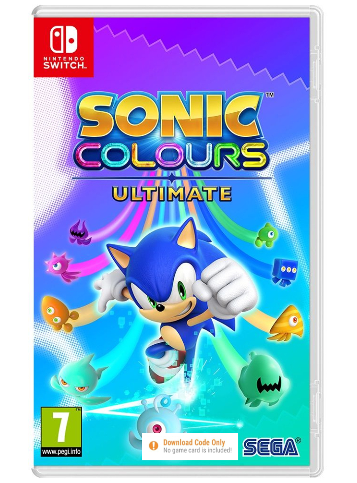 Sonic Colours Ultimate Code In Box NSW