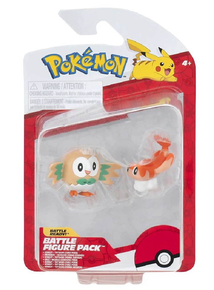 Pokemon Battle Feature Tatsugiri & Rowlet (pkw4052)