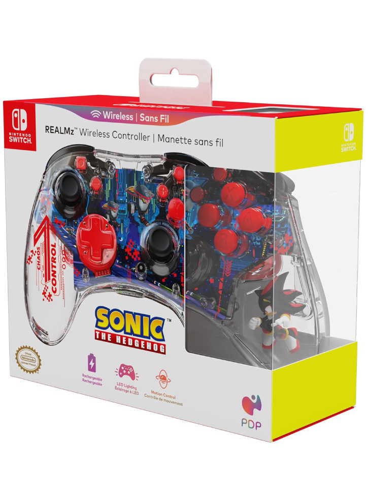 Pdp Realmz Plus Wireless Controller Sonic Shadow Ark NSW