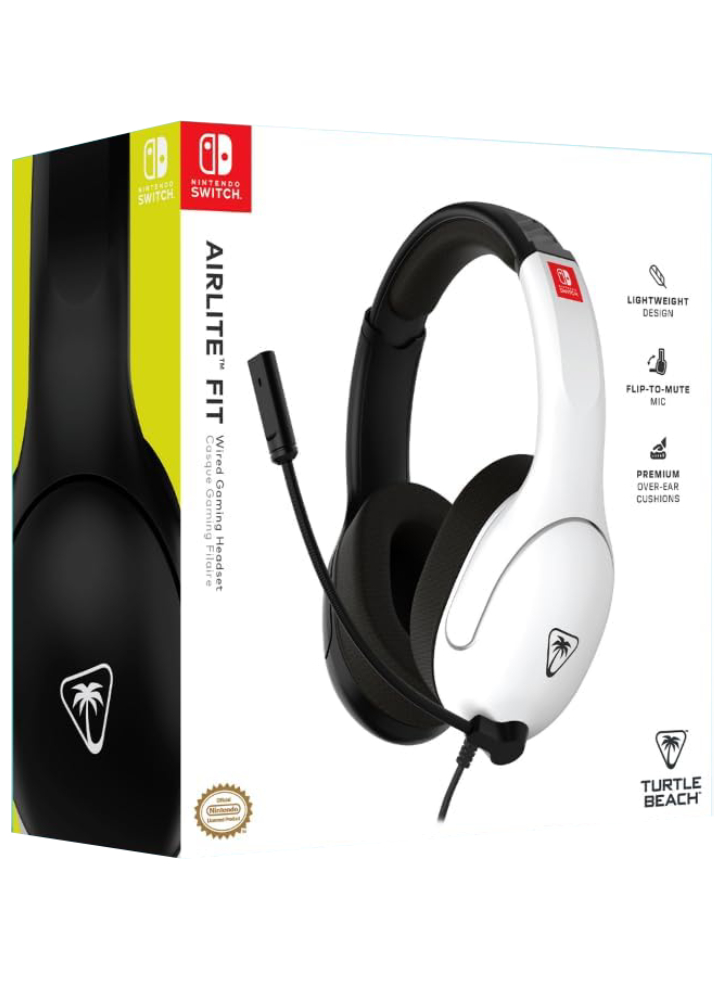 Turtle Beach Airlite Fit Wired Headset (black & White) NSW