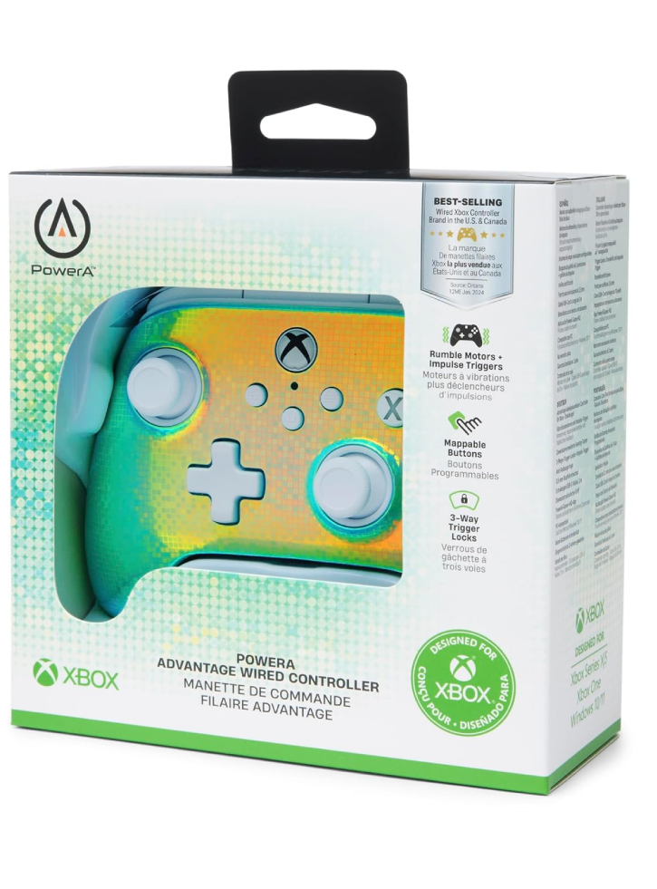 Powera Advantage Wired Controller Disco Ball PC|XBOX ONE|XBOX SERIES S|XBOX SERIES X