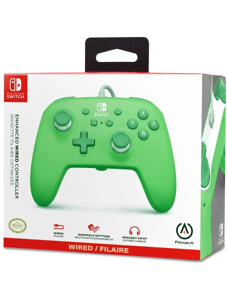 Powera Enhanced Wired Controller Seafoam Green NSW