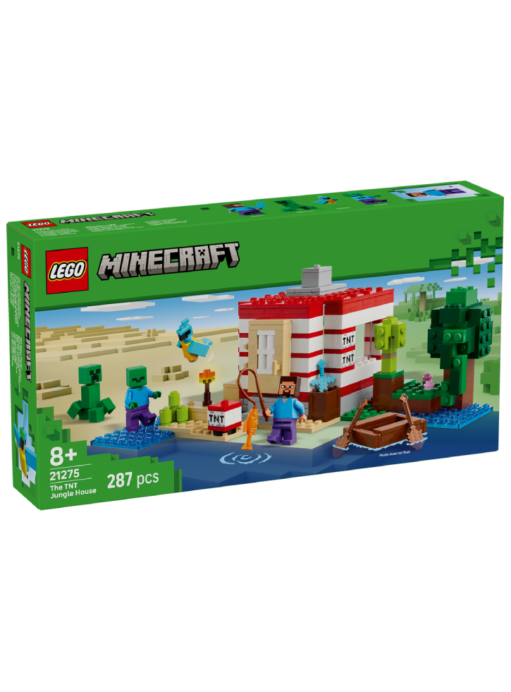 Lego Minecraft The Tnt Jungle House (21275)