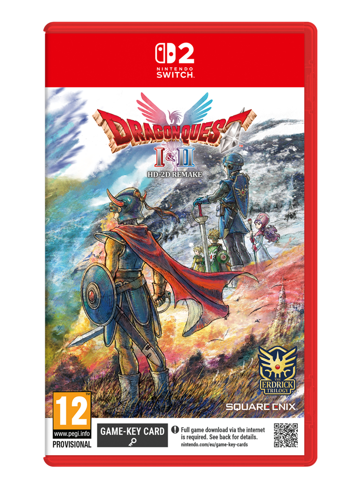 Dragon Quest I & II Remake Game Key Card NSW2