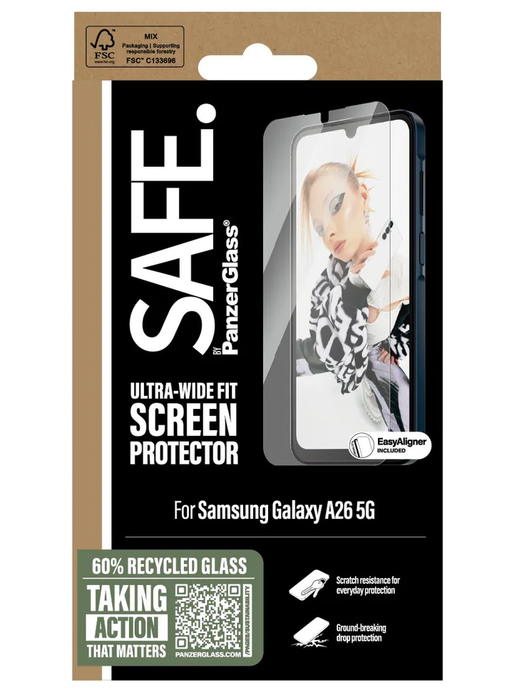Panzerglass Safe Screen Protector Galaxy New A26 5g Uwf W. Aligner